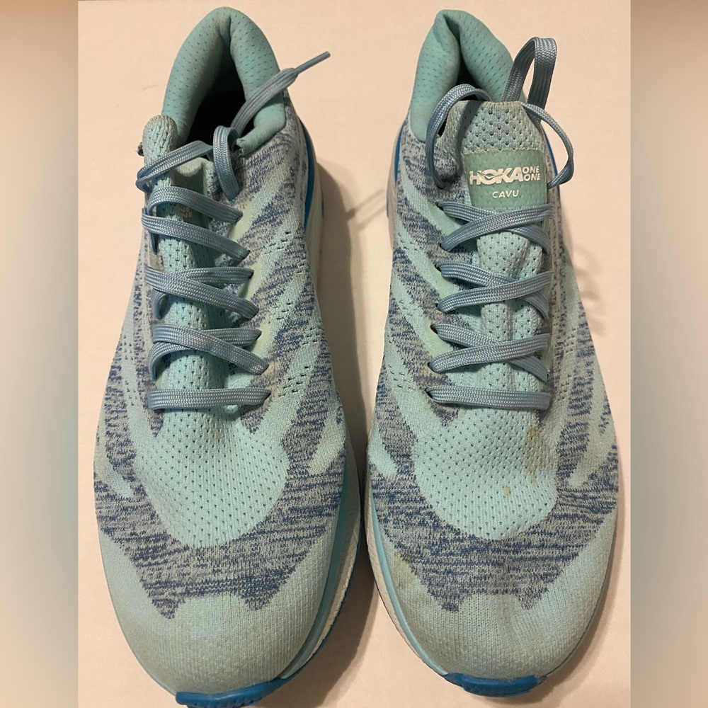 Hoka Cavu 3 Women’s Aqua Trainer Shoes 10.5 US Size Used